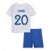Billige Frankrike Kingsley Coman #20 Bortetrøye Barn VM 2022 Kortermet (+ korte bukser)
